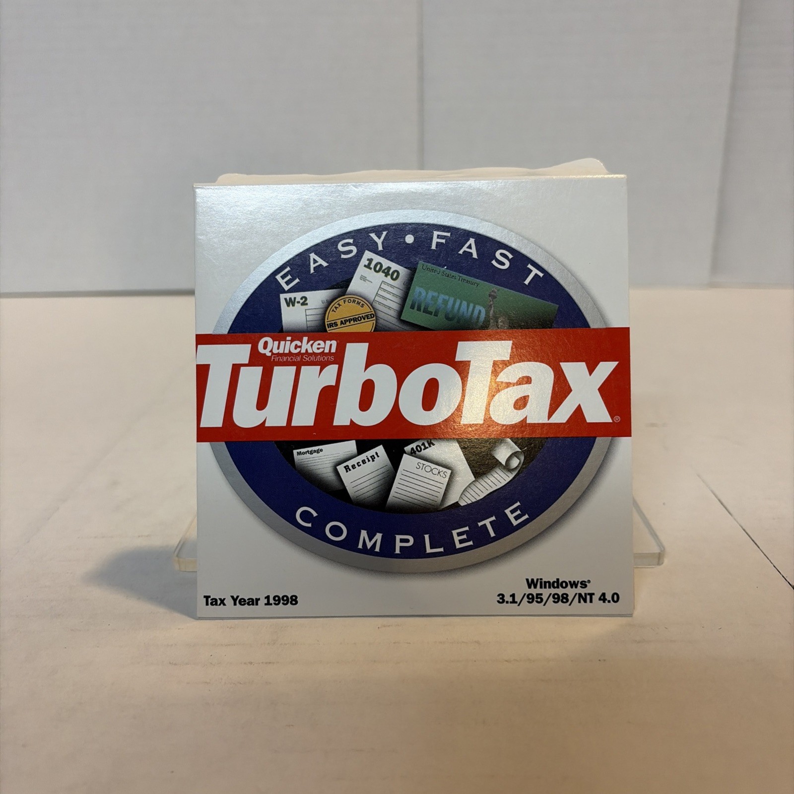 Turbotax 1998 Federal Tax Software Windows