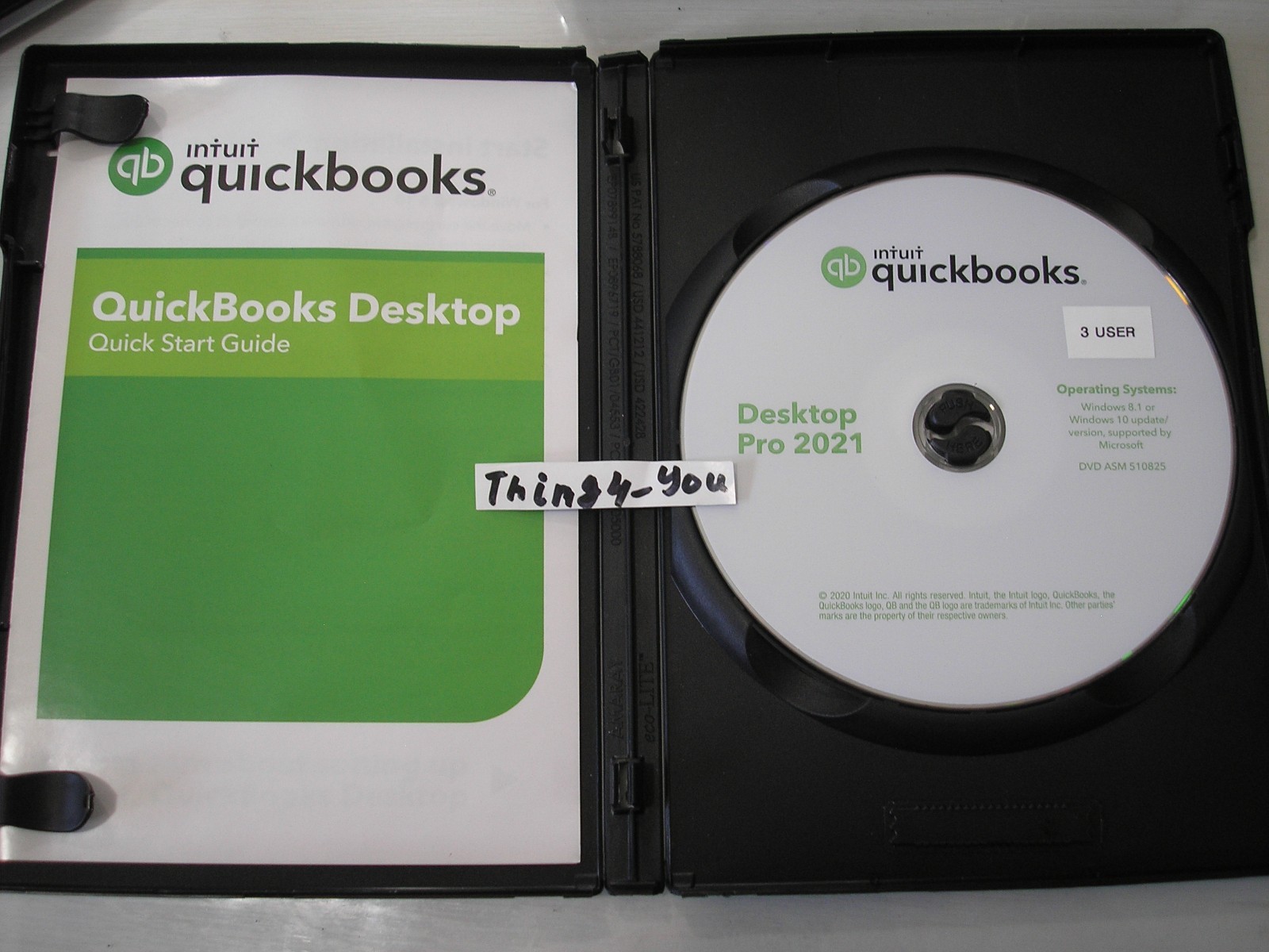 =3 USER VERSION=INTUIT QUICKBOOKS DESKTOP PRO 2021 FOR WINDOWS=PERMANENT LICENSE