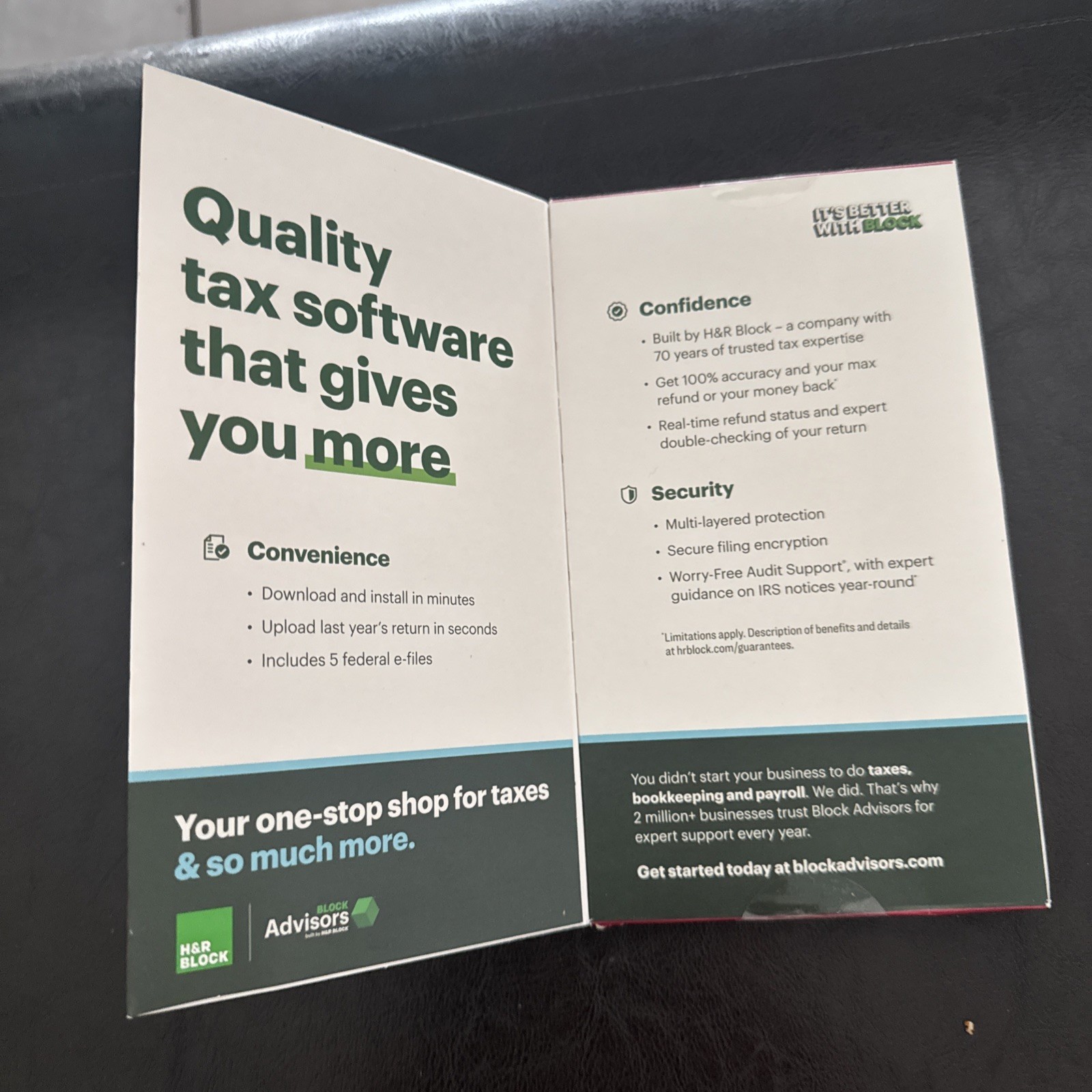 H&R Block Tax Software Premium & Business 2024 [Boxed Key Card] turbotax USA