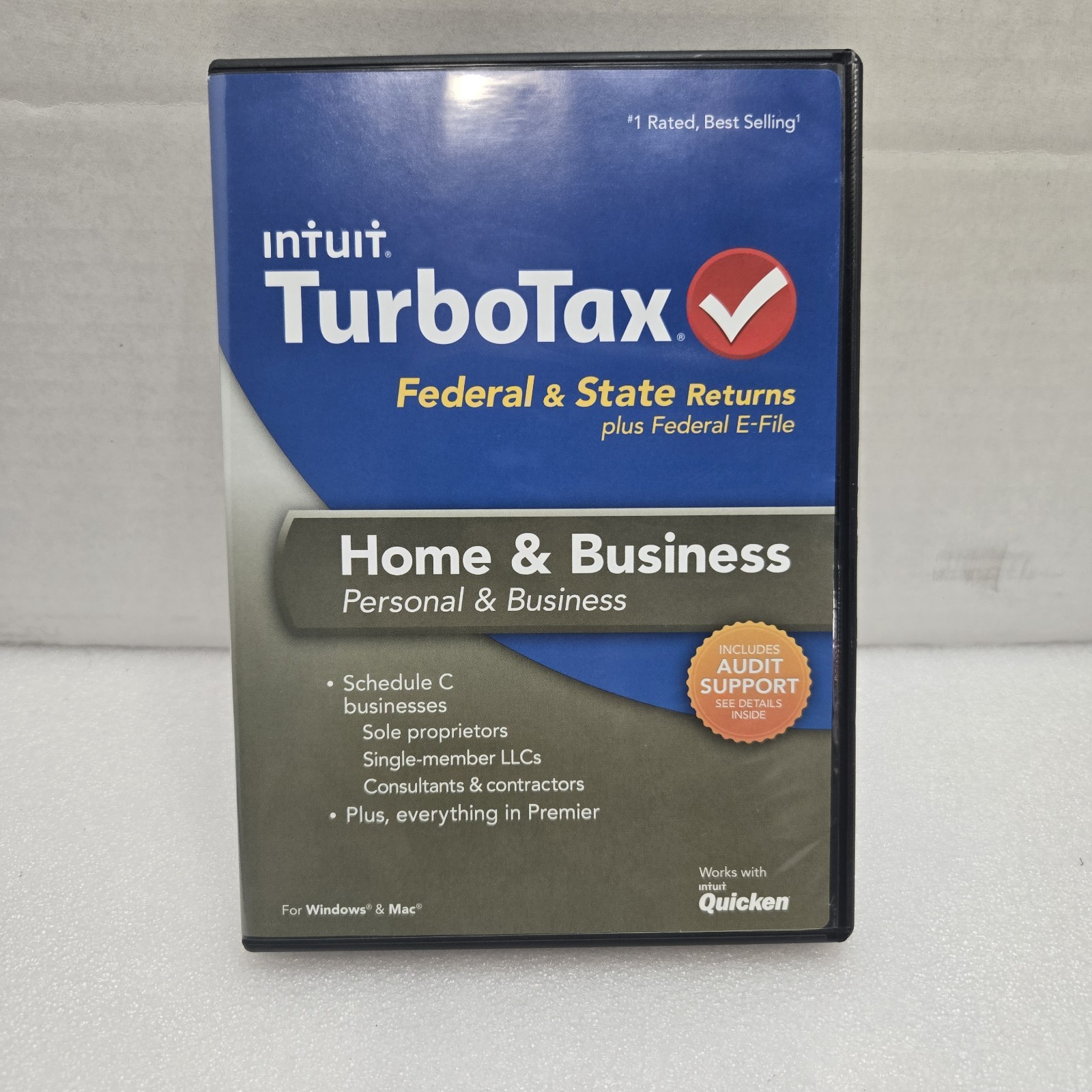 Intuit 2013 TurboTax Federal & State Returns Home & Business Schedule C Premier