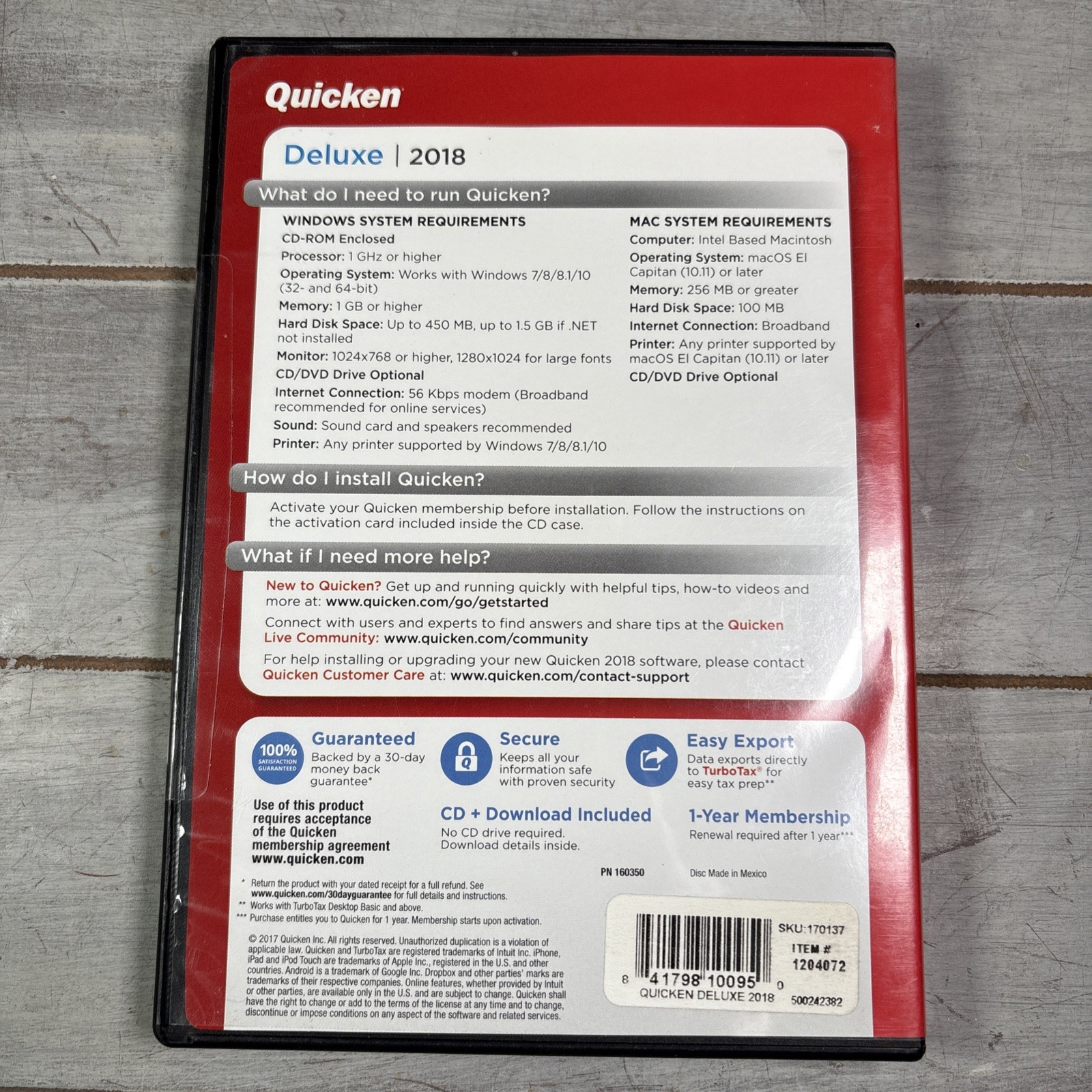 Intuit Quicken 2018 Deluxe For Windows & Mac w/ Code New – Fast Free Shipping