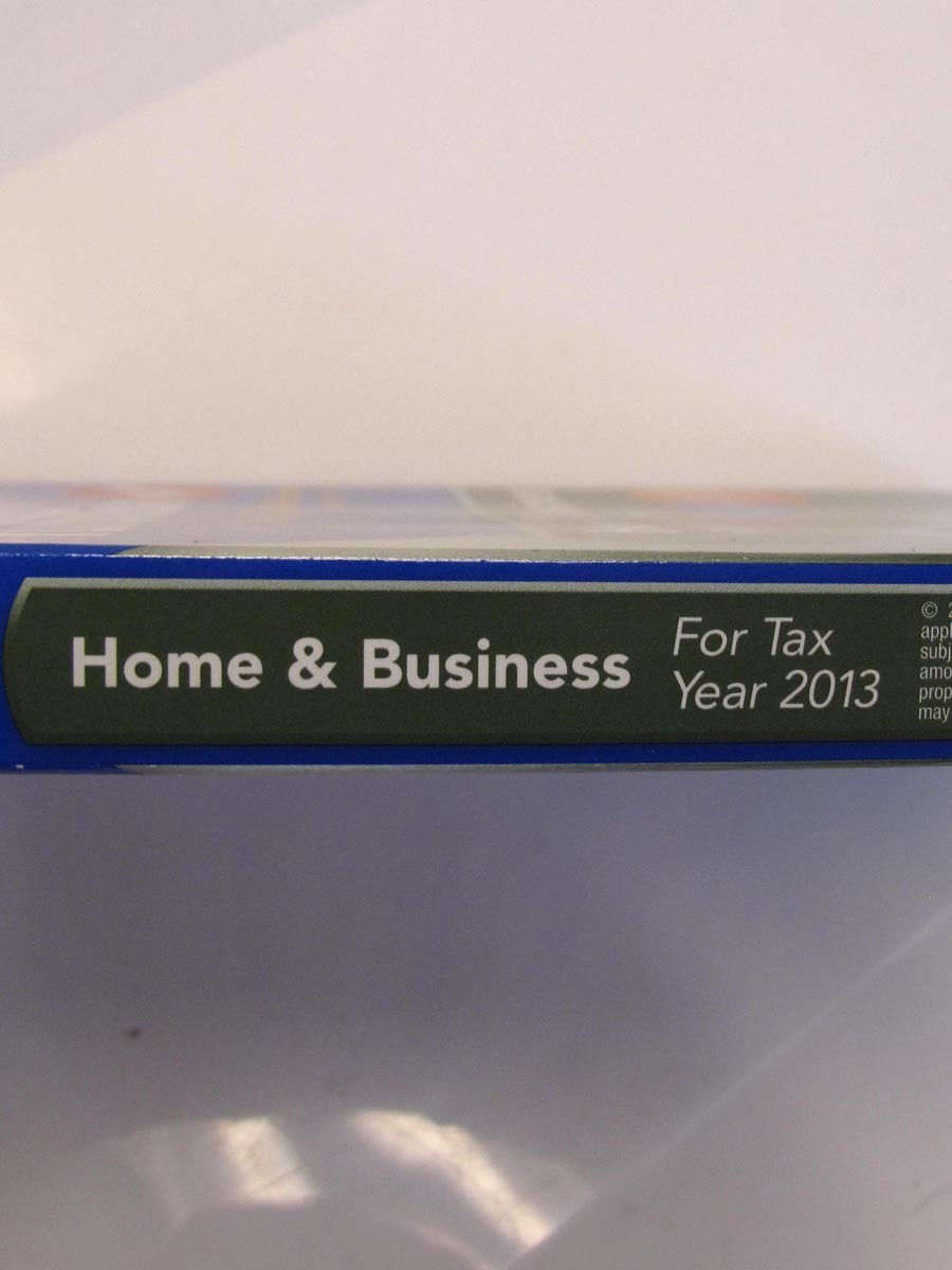 2013 Turbotax Home & Business Personal Federal & State Windows/Mac with CD Disc