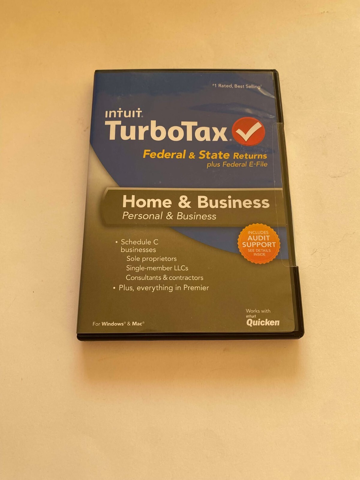 Intuit TurboTax Deluxe 2013 Federal & State Returns + E-File for Windo VERY GOOD