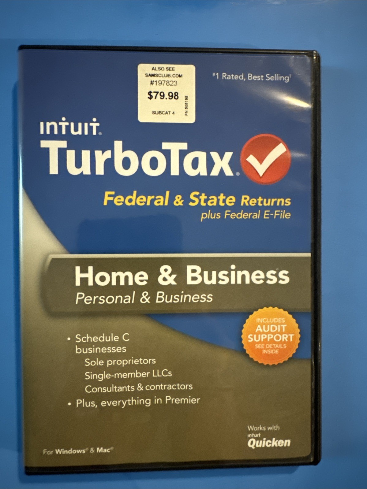 Intuit TurboTax Home & Business 2013 Federal & State Returns VERY GOOD