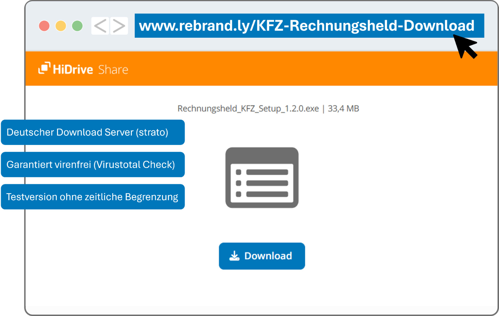 KFZ PDF Rechnungsprogramm, Werkstatt Software, Autowerkstatt Programm, Pkw
