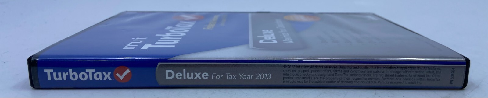Intuit TurboTax Deluxe Federal 2013 Windows Mac Disc EUC + Slight Case Damage