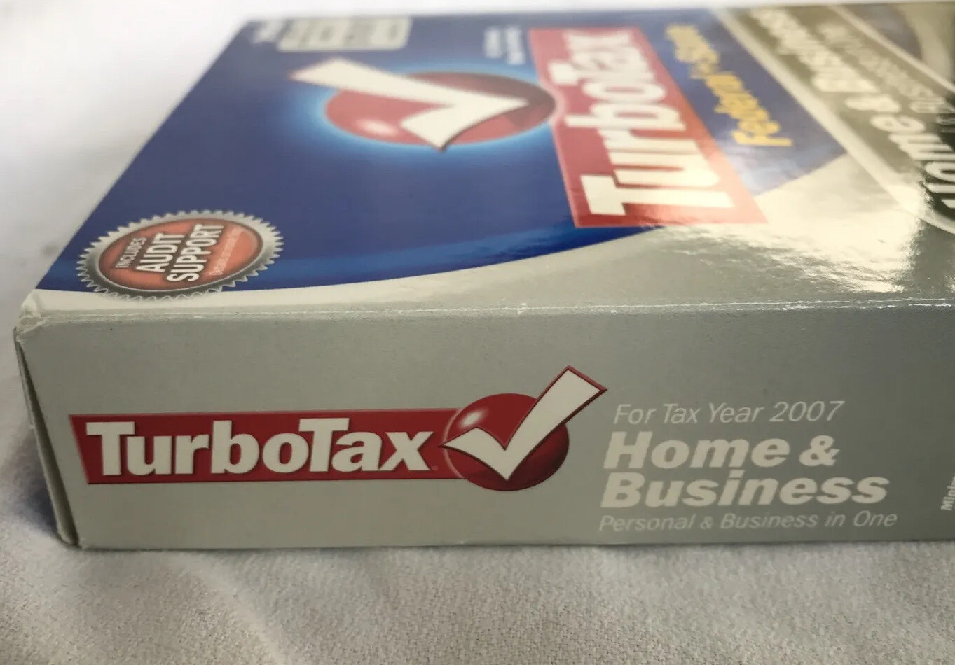 2007 Intuit TurboTax Home & Business Schedule C Federal + State Windows & Mac CD