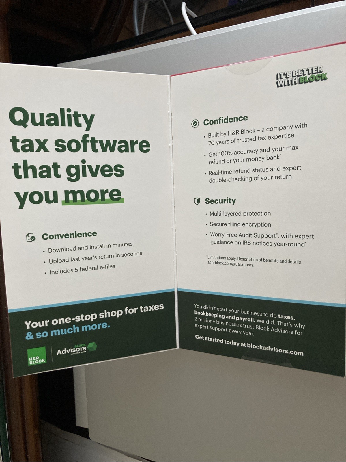 New 2024 H&R Block Tax Software Premium & Business Edition for Win/PC [Key Card]