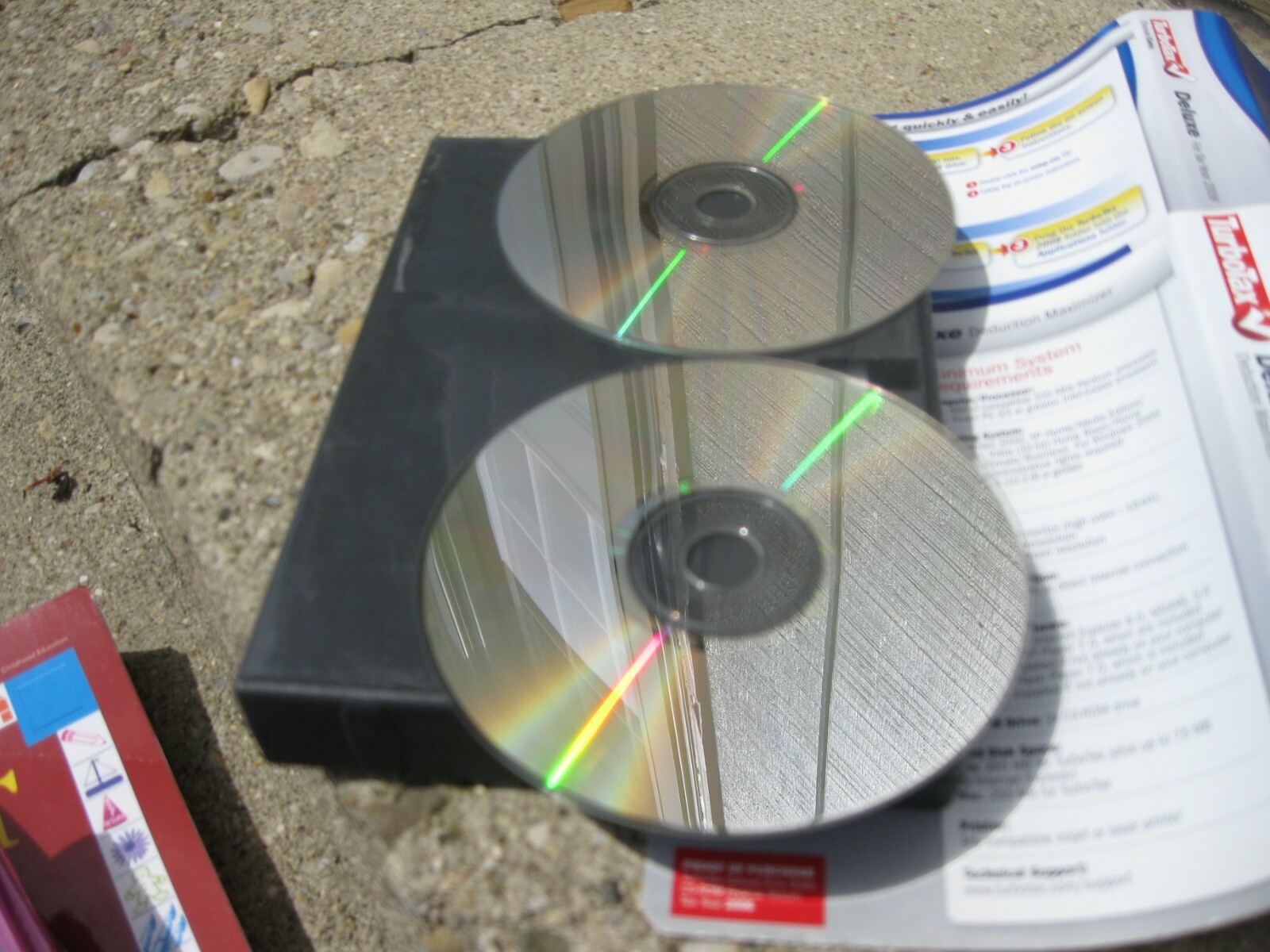 Lot 2 TurboTax Deluxe Federal + State 2008 + 2006 Both VG Cnd Fast Ship