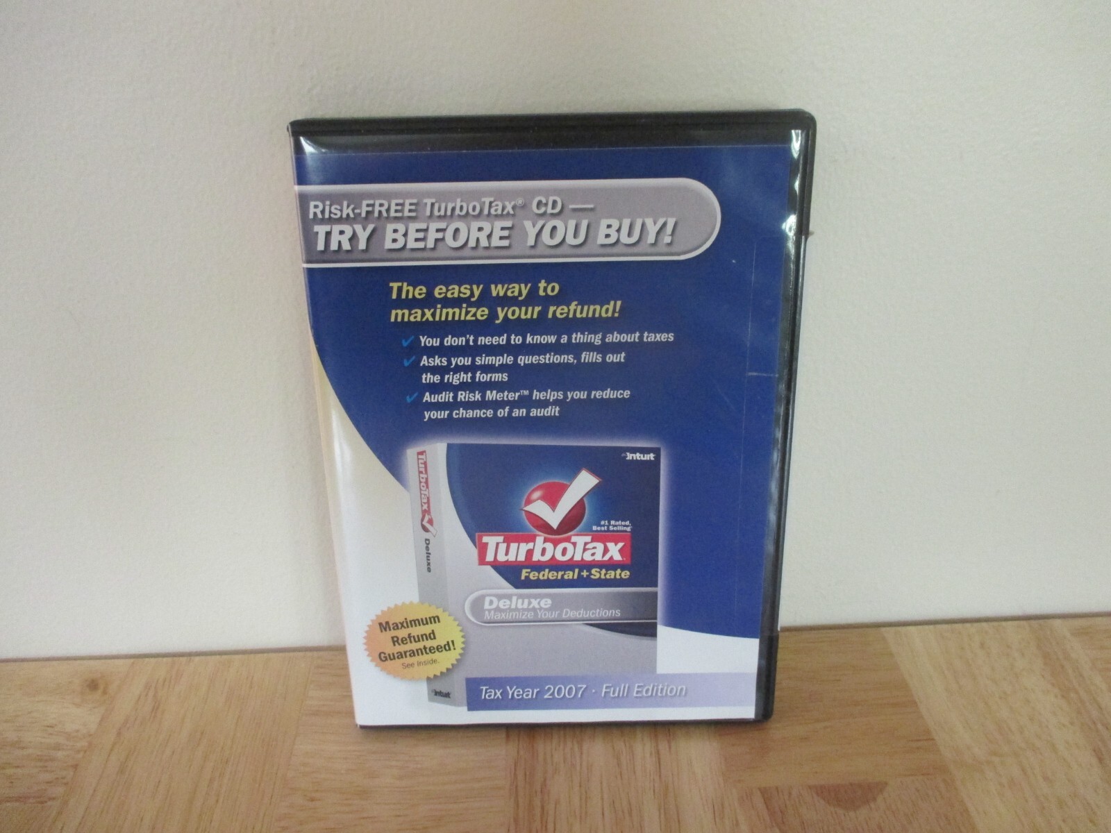 Intuit Turbo Federal & State Deluxe 2007 – Full Edition CD – SEALED PACKAGE NEW!