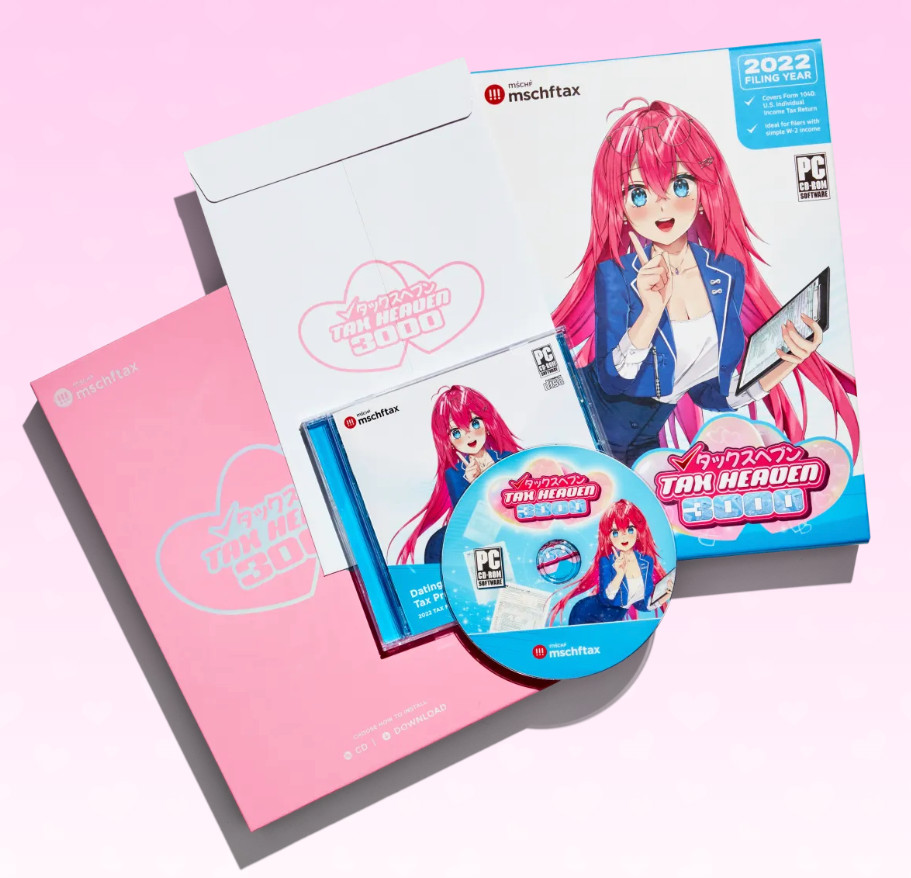 Tax Heaven 3000 Complete Collectors Edition MSCHF PC Game w/ Body Pillow NIB