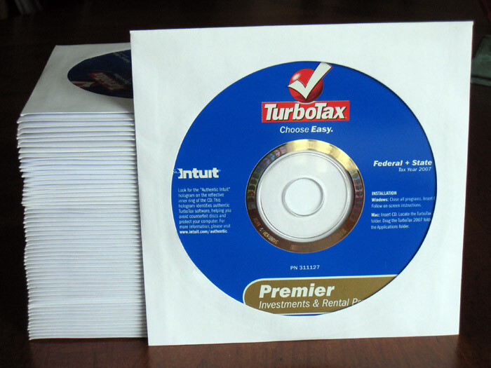 2007 TurboTax Premier Federal – Investment -Rental Owners New factory sealed CD
