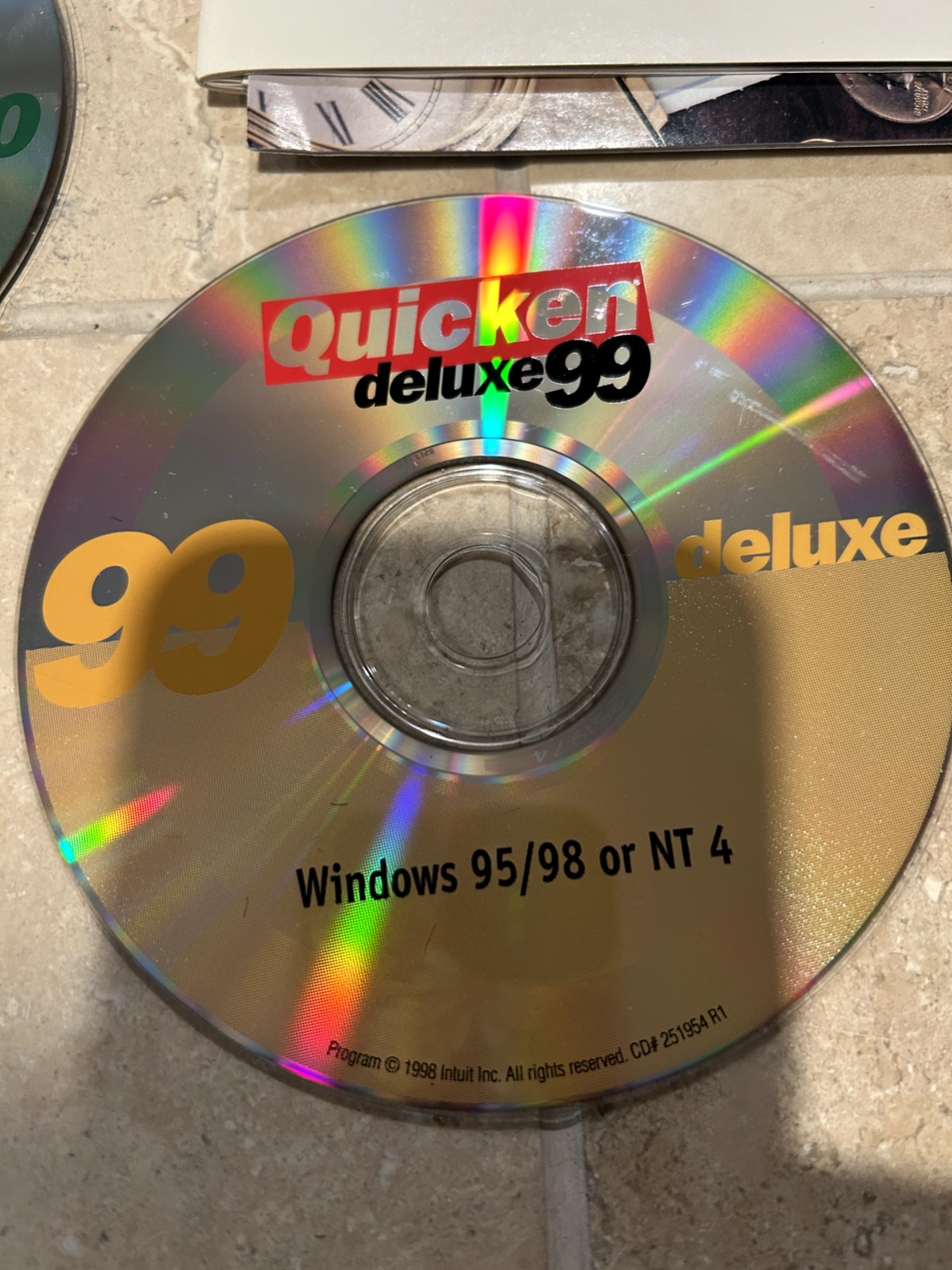 Quicken Basic ’98, Home & Busuness, ’98, ’99, & 2000 Finance Software Mixed lot
