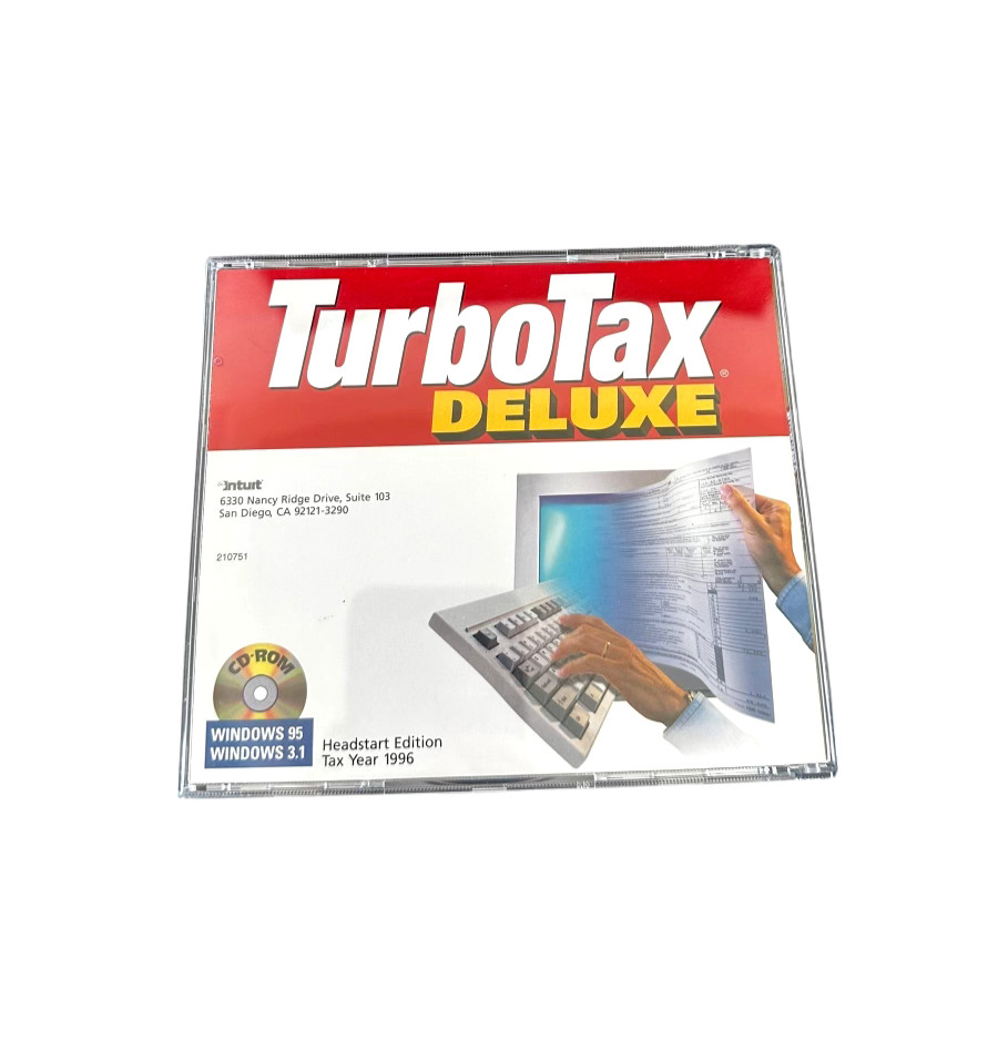 TurboTax Deluxe Headstart Edition 1996 for Windows 95 & Windows 3.1