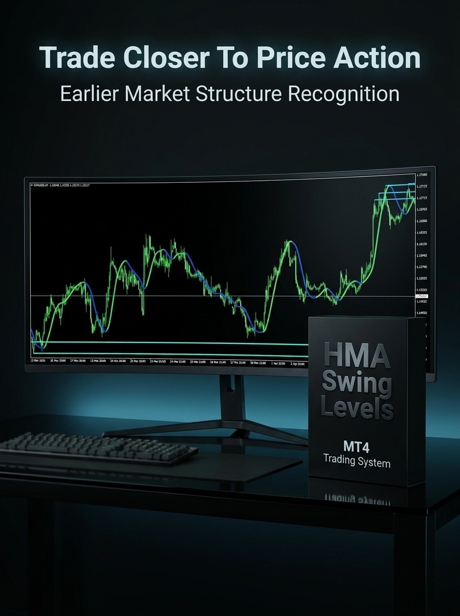 HMA Swing Levels MT4 Trading System | Earlier than EMA & SMA | Forex Download