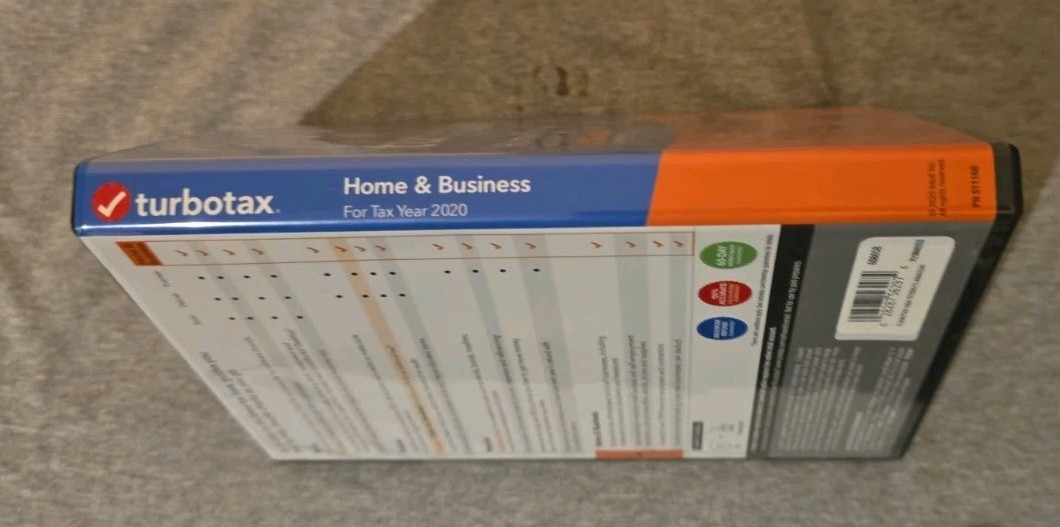 For FEDERAL RETURN ONLY ✅Genuine CD ✅ 2020 TURBOTAX HOME & BUSINESS CD TURBO TAX