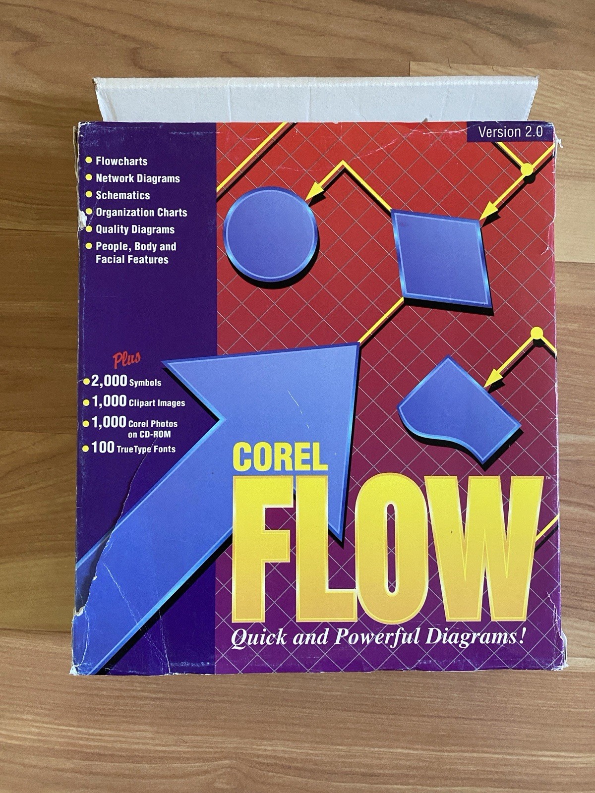 Corel Flow 2.0 Software Orinal Owner