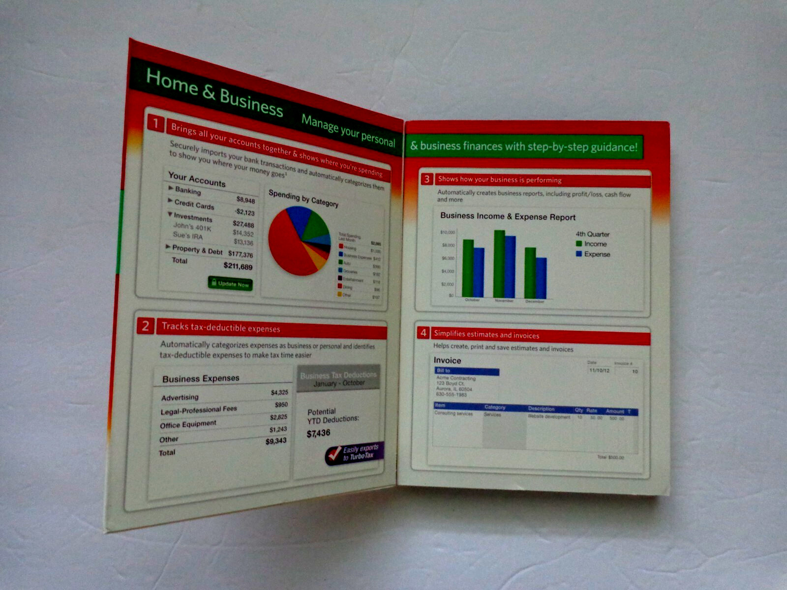 Intuit Quicken Home & Business 2012