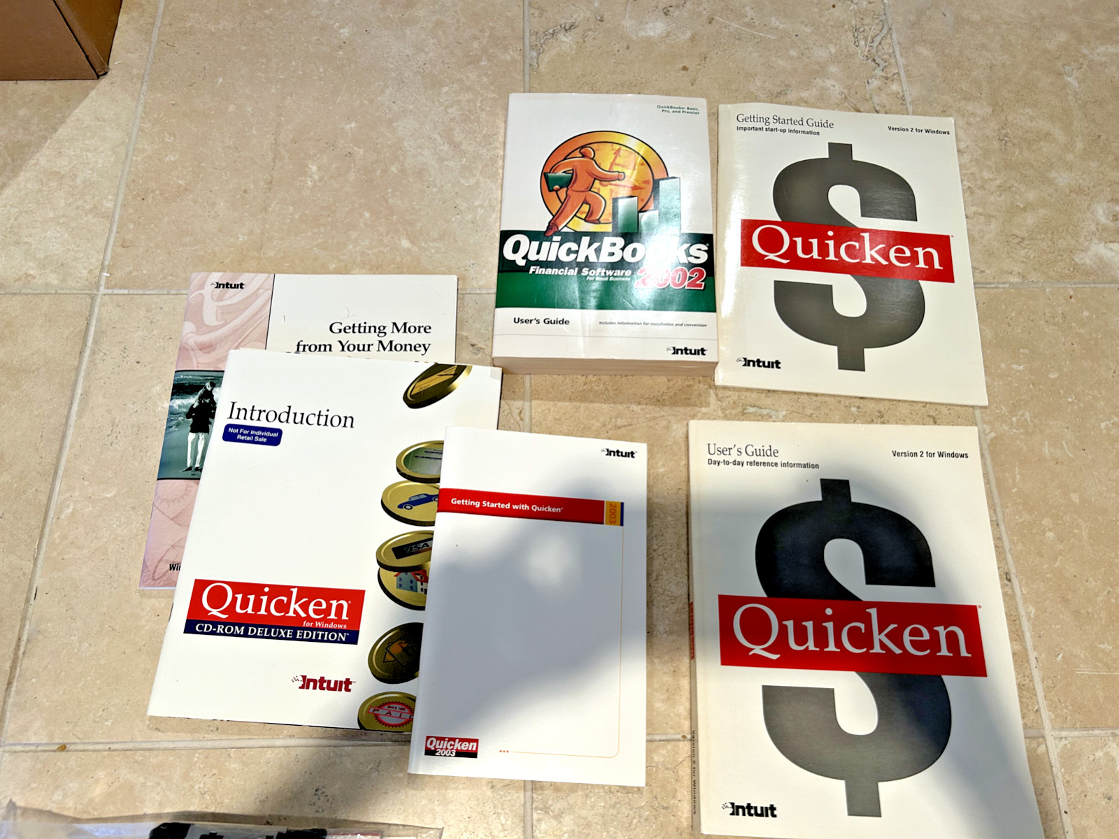 Quicken Basic ’98, Home & Busuness, ’98, ’99, & 2000 Finance Software Mixed lot