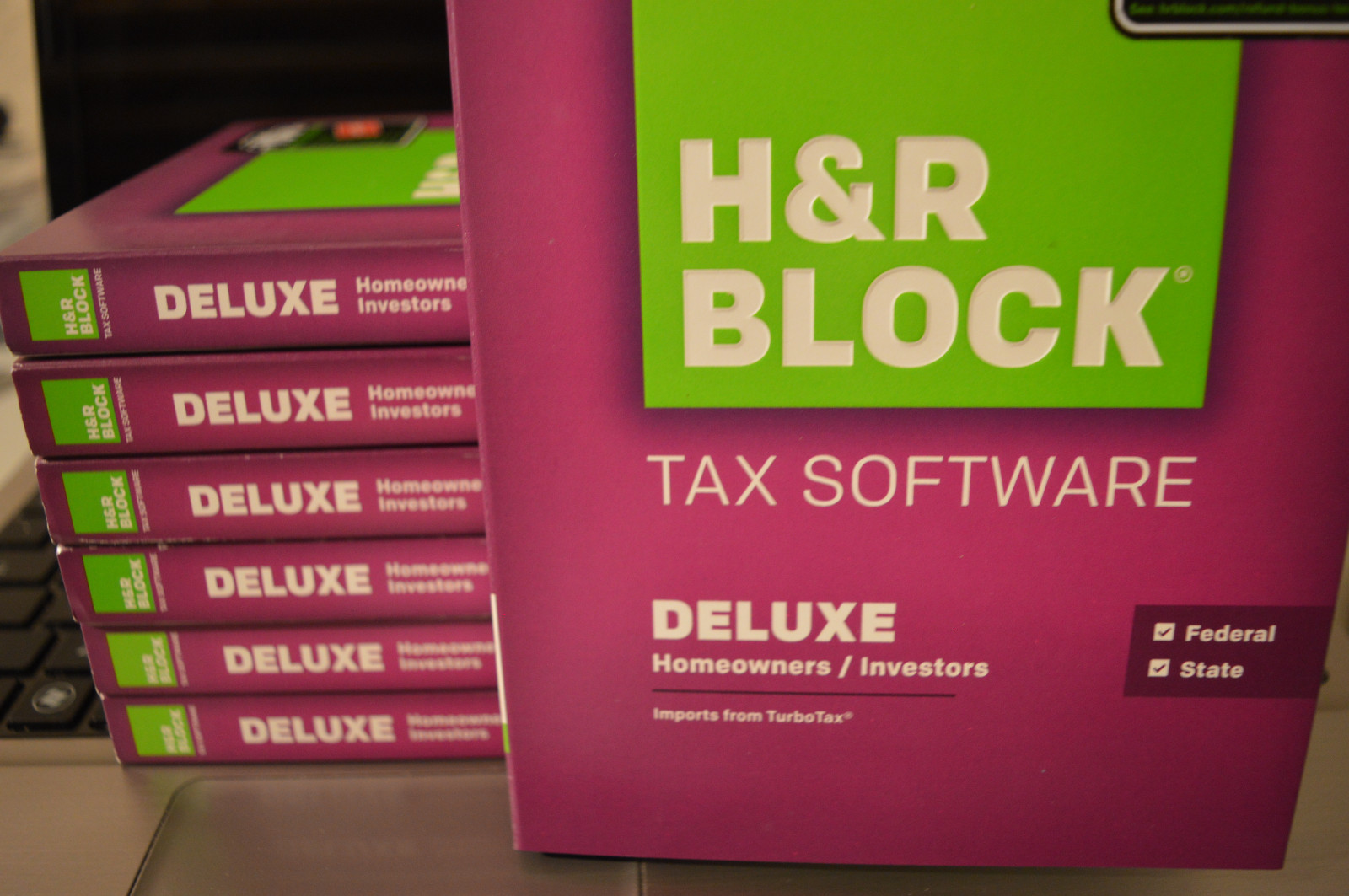 2016 TaxCut DELUXE Federal turbo H&R Block Tax Cut New CD sealed in Box!