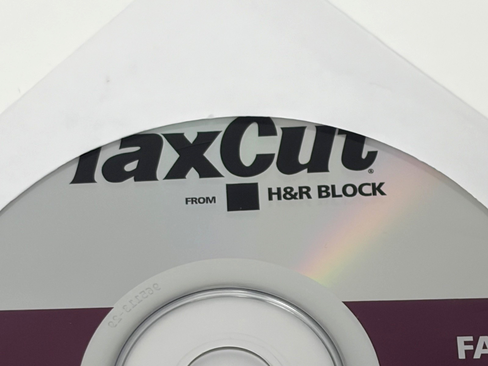TaxCut from H&R Block State Federal 2002 Tax Year Windows Software CD Disc Only