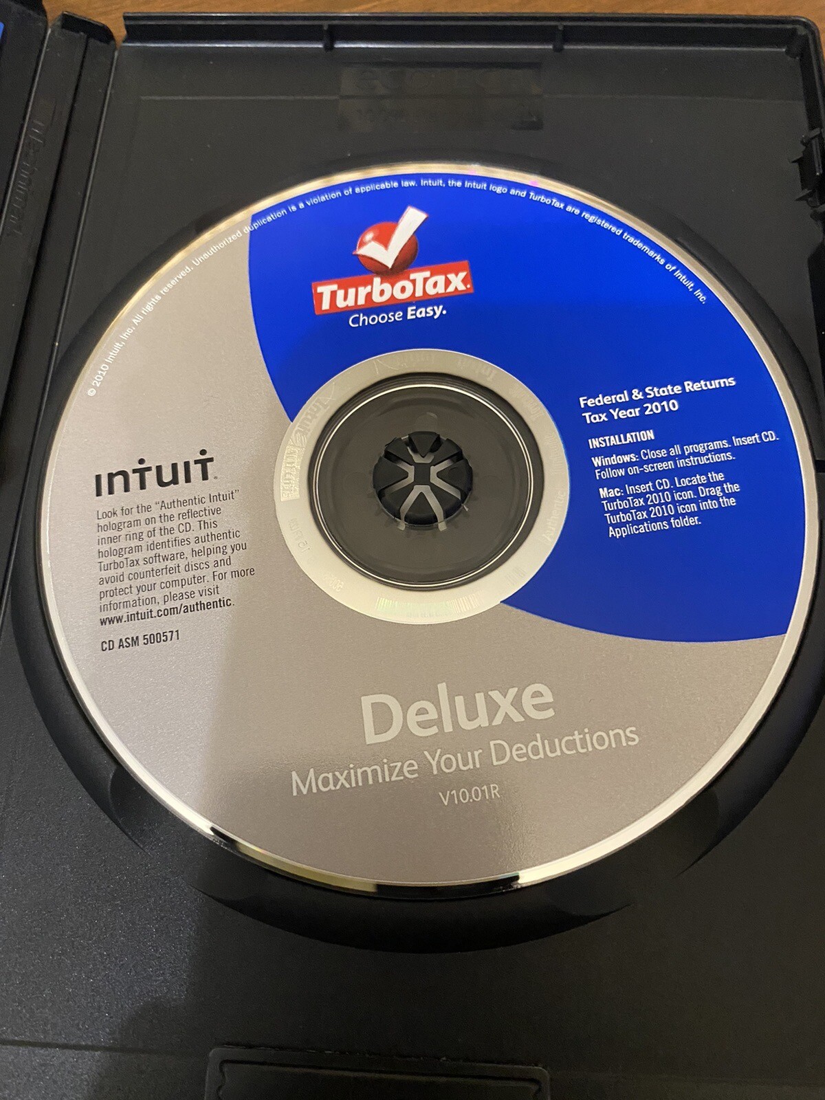 TurboTax Deluxe Federal and State For Windows & Mac – Tax Year 2010