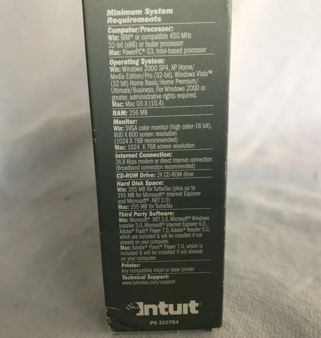 2007 Intuit TurboTax Home & Business Schedule C Federal + State Windows & Mac CD
