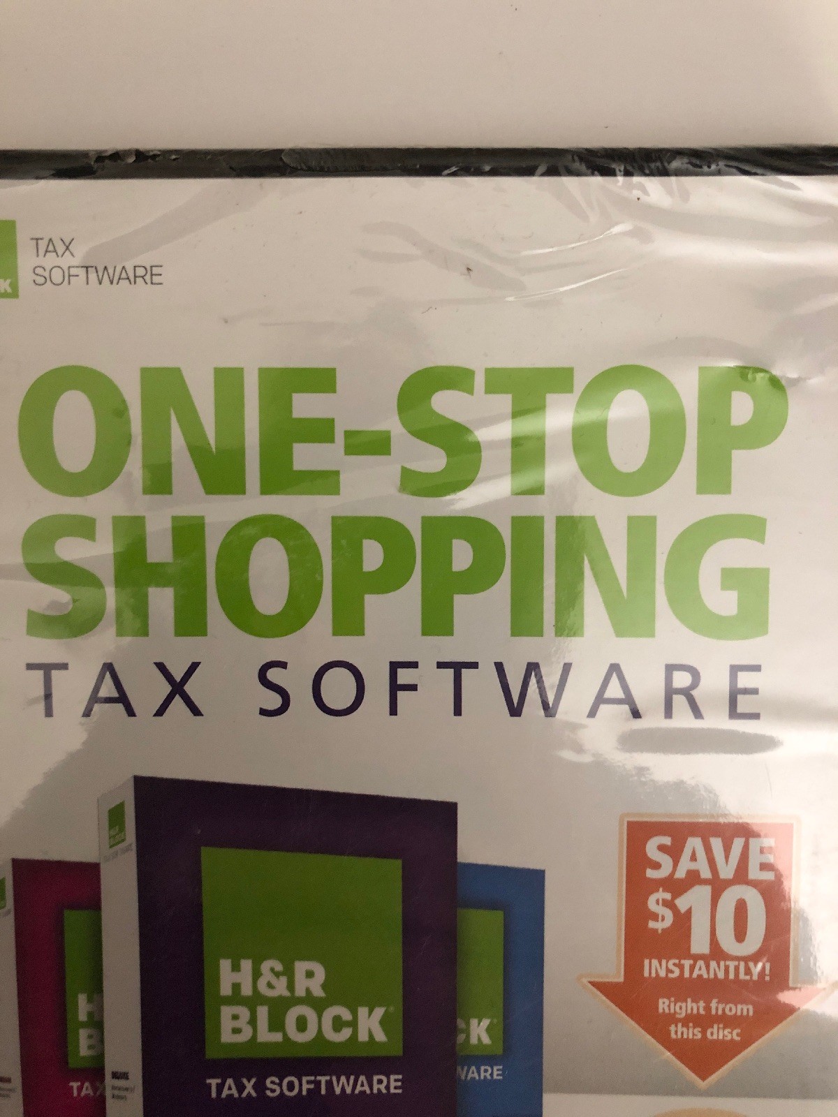 H & R Block One-Stop Shopping Tax Software 2013 Tax Year-RARE-SHIP N 24 HRS-NEW