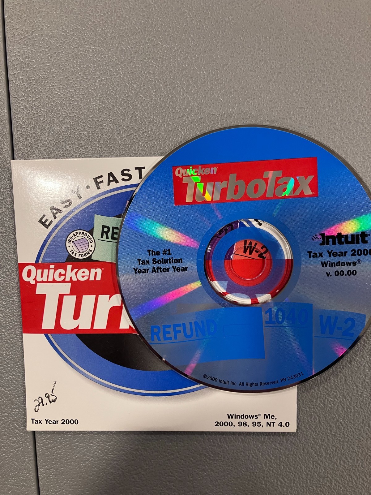 TurboTax 1997, 1998, 1999, 2000, 2001, 2002, 2003, 2006, 2007 tax software