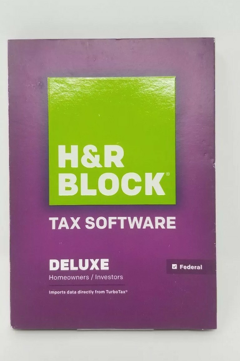 H&R Block Tax Software Deluxe 2013 Federal – New