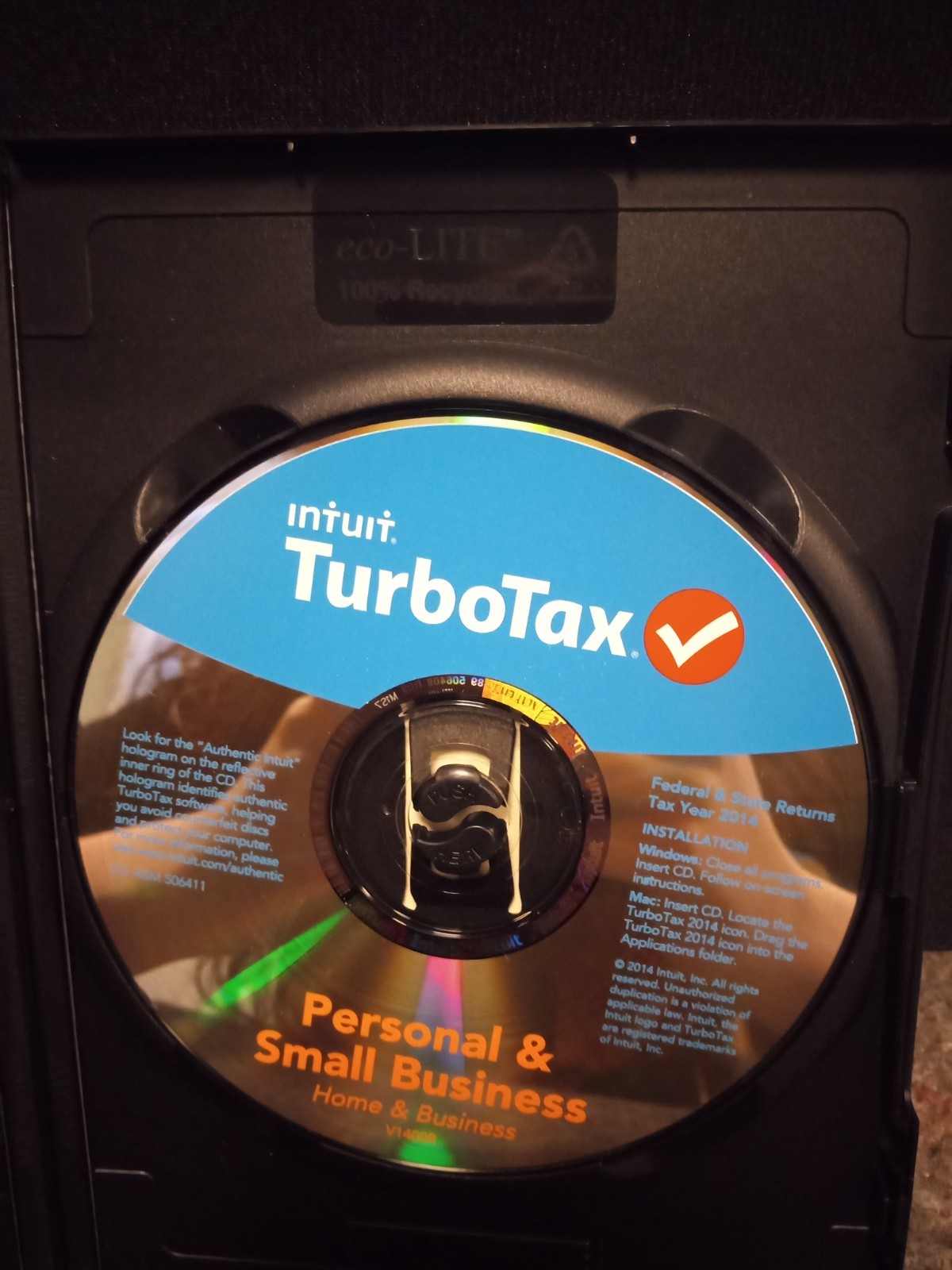 Turbotax 2014 Personal and Small Business