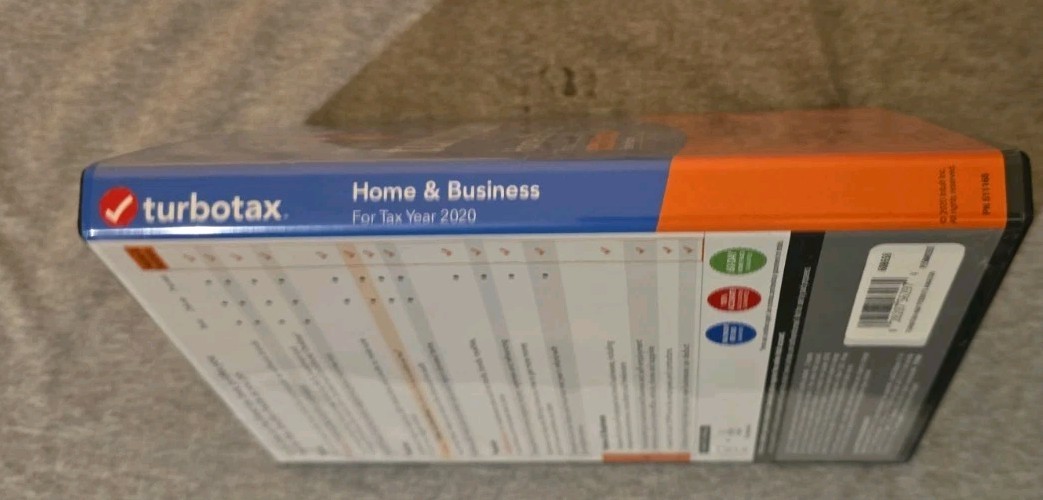 For FEDERAL RETURN ONLY ✅Genuine CD ✅ 2020 TURBOTAX HOME & BUSINESS CD TURBO TAX