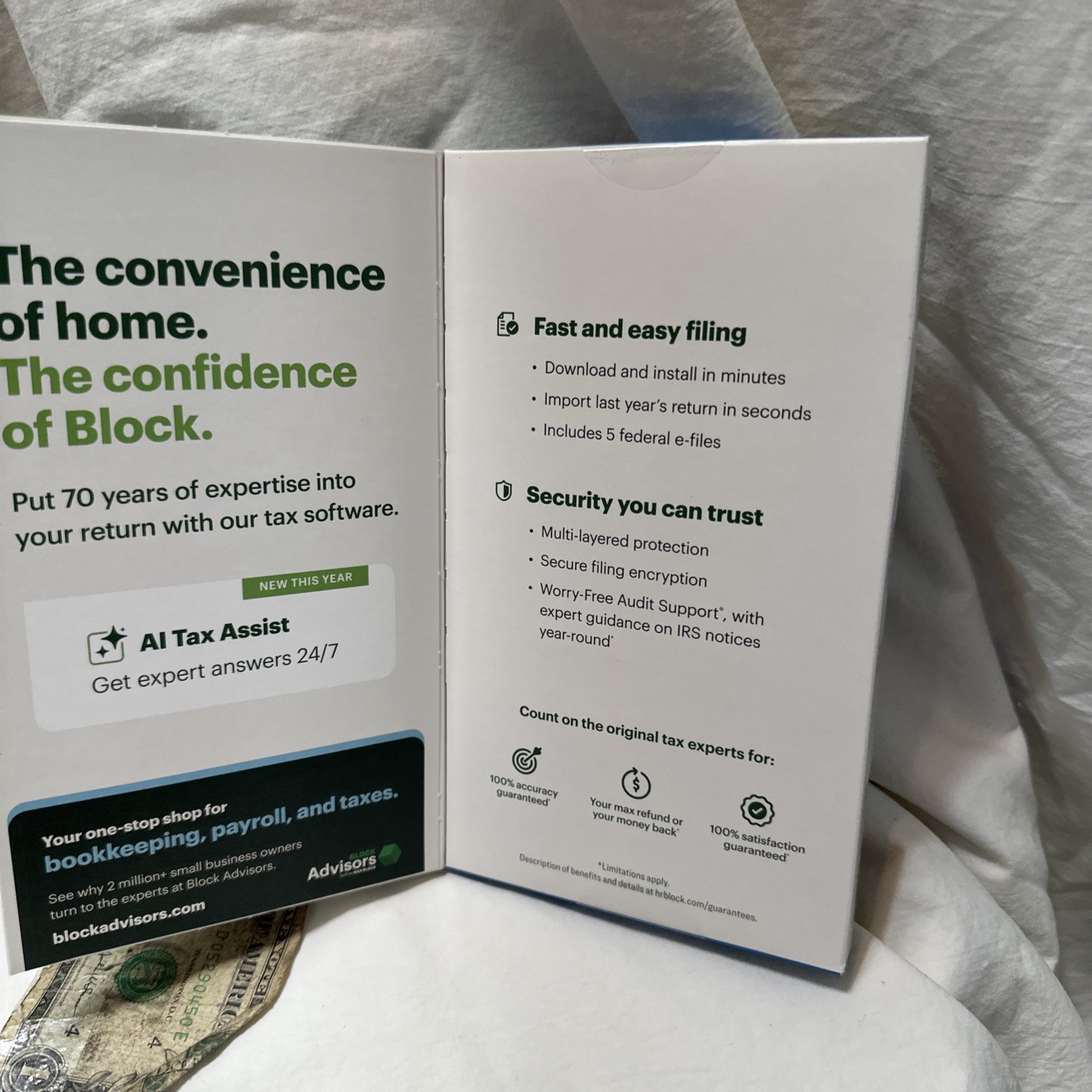 NEW 2025 H&R Block Tax Software Premium for PC Mac Key Card Self employed Rental