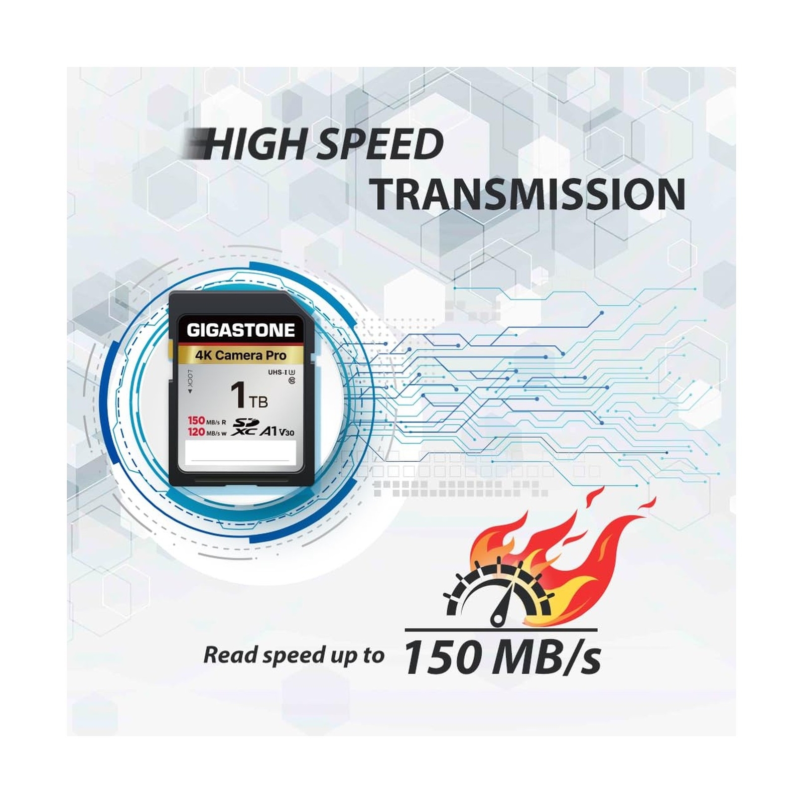 [5-Yrs Free Data Recovery] GIGASTONE 1TB SDXC Memory Card 4K Pro Series Camer…