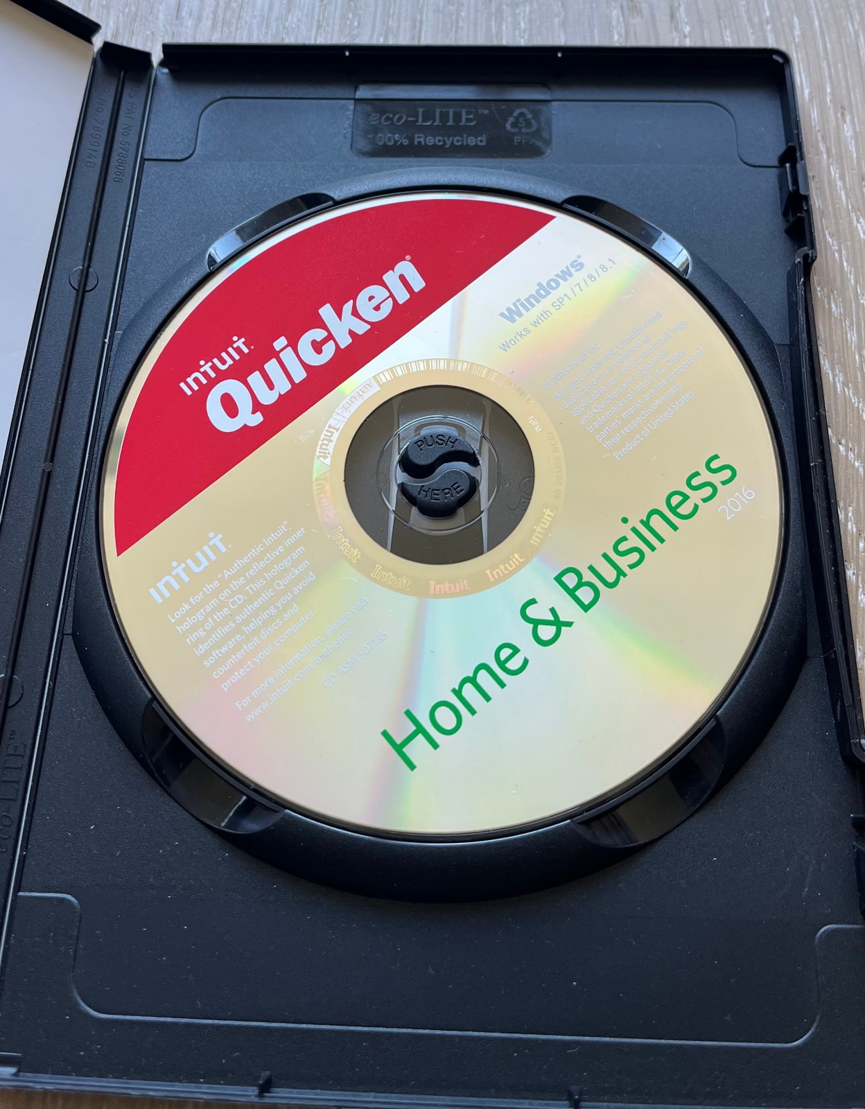 Quicken 2016 Home & Business For Windows software no key needed w/ slipcase