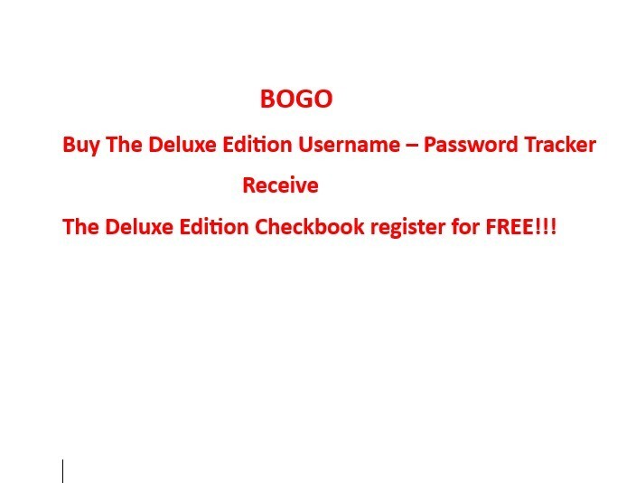 Excel Username-Password Tracker Spreadsheet. for PC or Android +Free CB Register