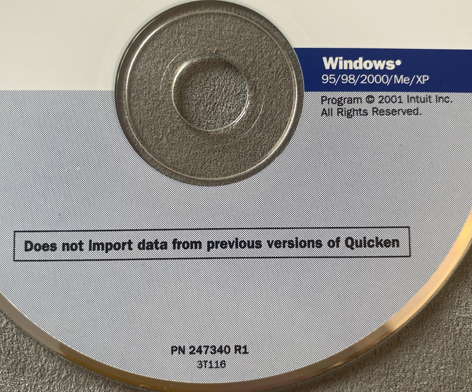 Quicken 2002 New User Edition Software CD