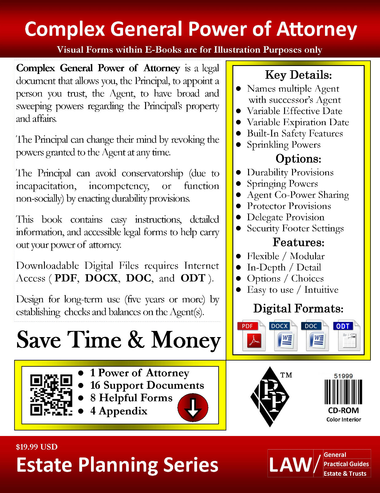 Complex General Power of Attorney – Full Version – CD-ROM Only