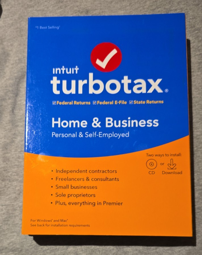 Turbo Tax Home & Business 2019