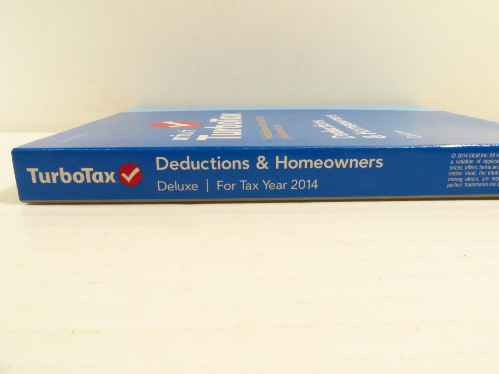 Intuit TurboTax Deluxe Federal State 2014 PC/Mac Software, FREE 2-3 Day Ship!!!
