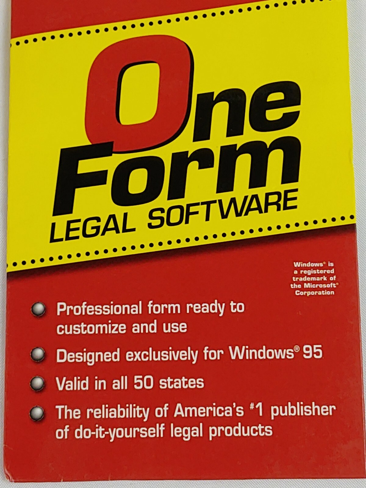 Vintage One Form EZ Legal Software Promissory Note 3.5″ Floppy Computer Disk