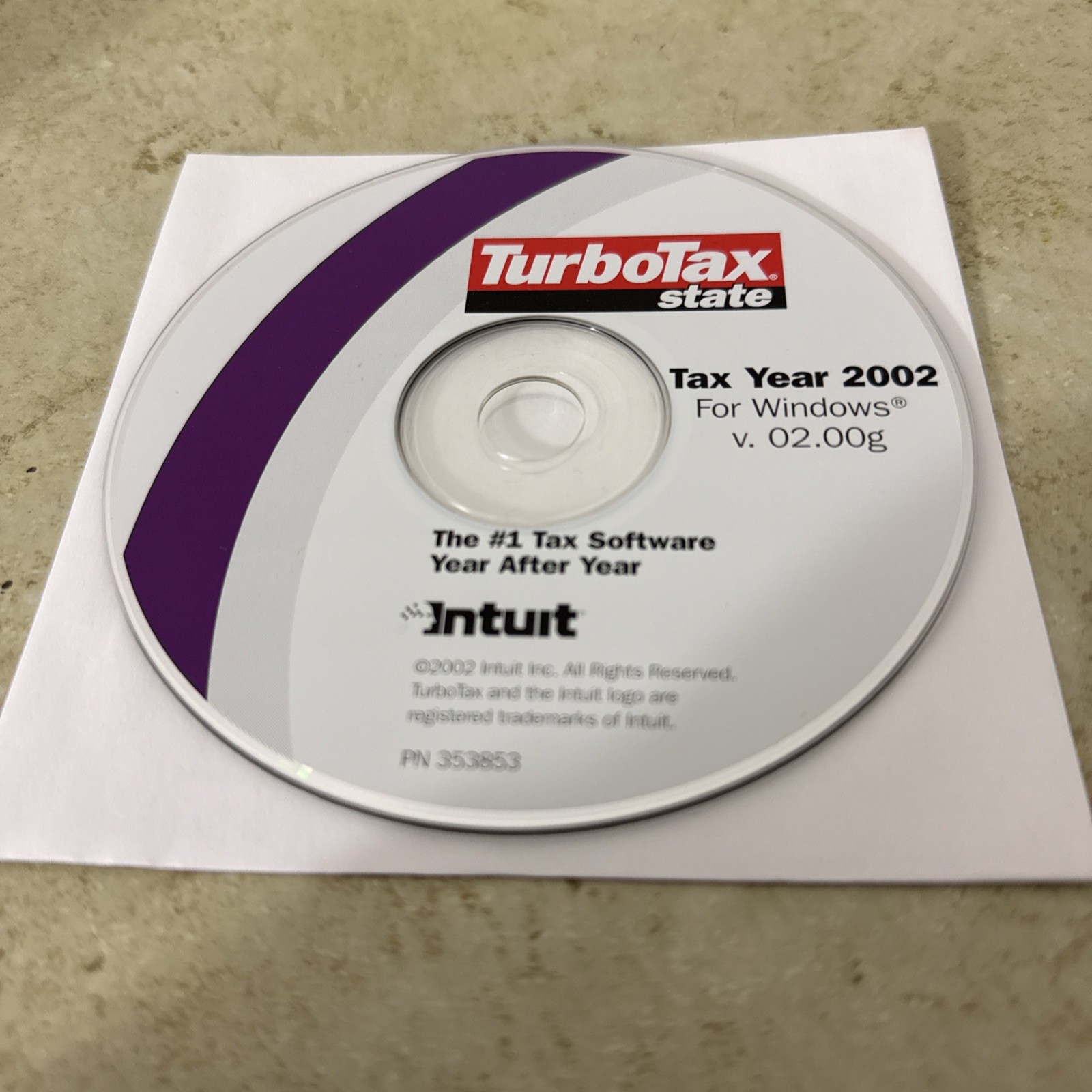 Intuit TurboTax State Tax Year 2002 for Windows