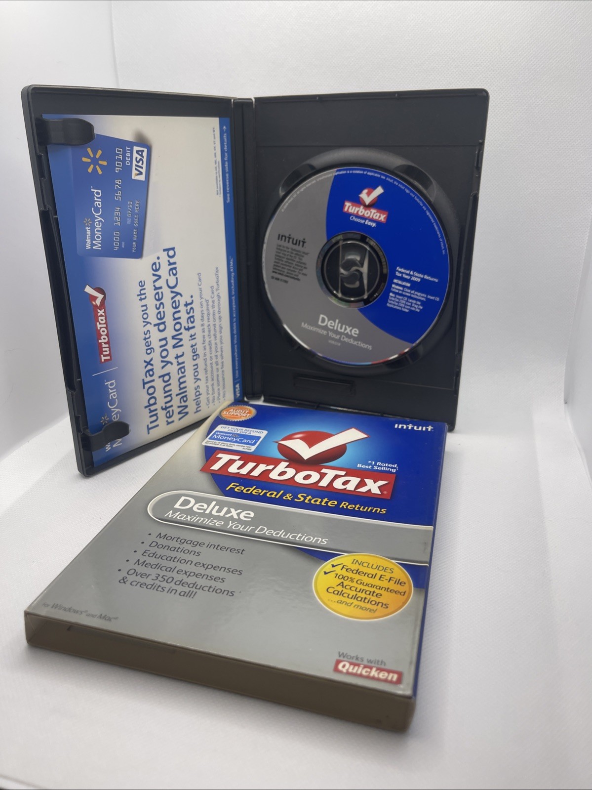 5 Turbo Tax Deluxes 2002, 2006 – 2010 Federal + State includes Federal E-File