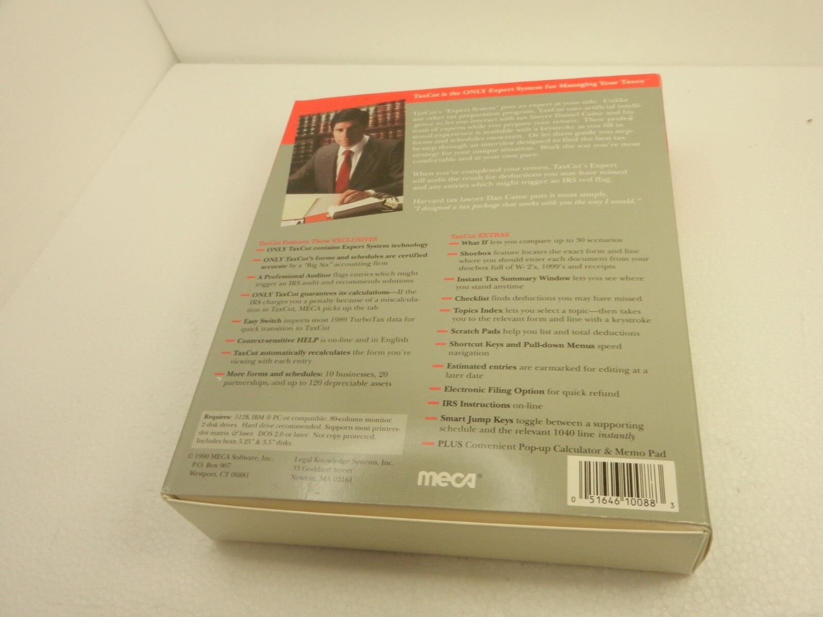 Vintage – Andrew Tobias Tax Cut MECA Software 3.25” 5.25″ Disks for Windows