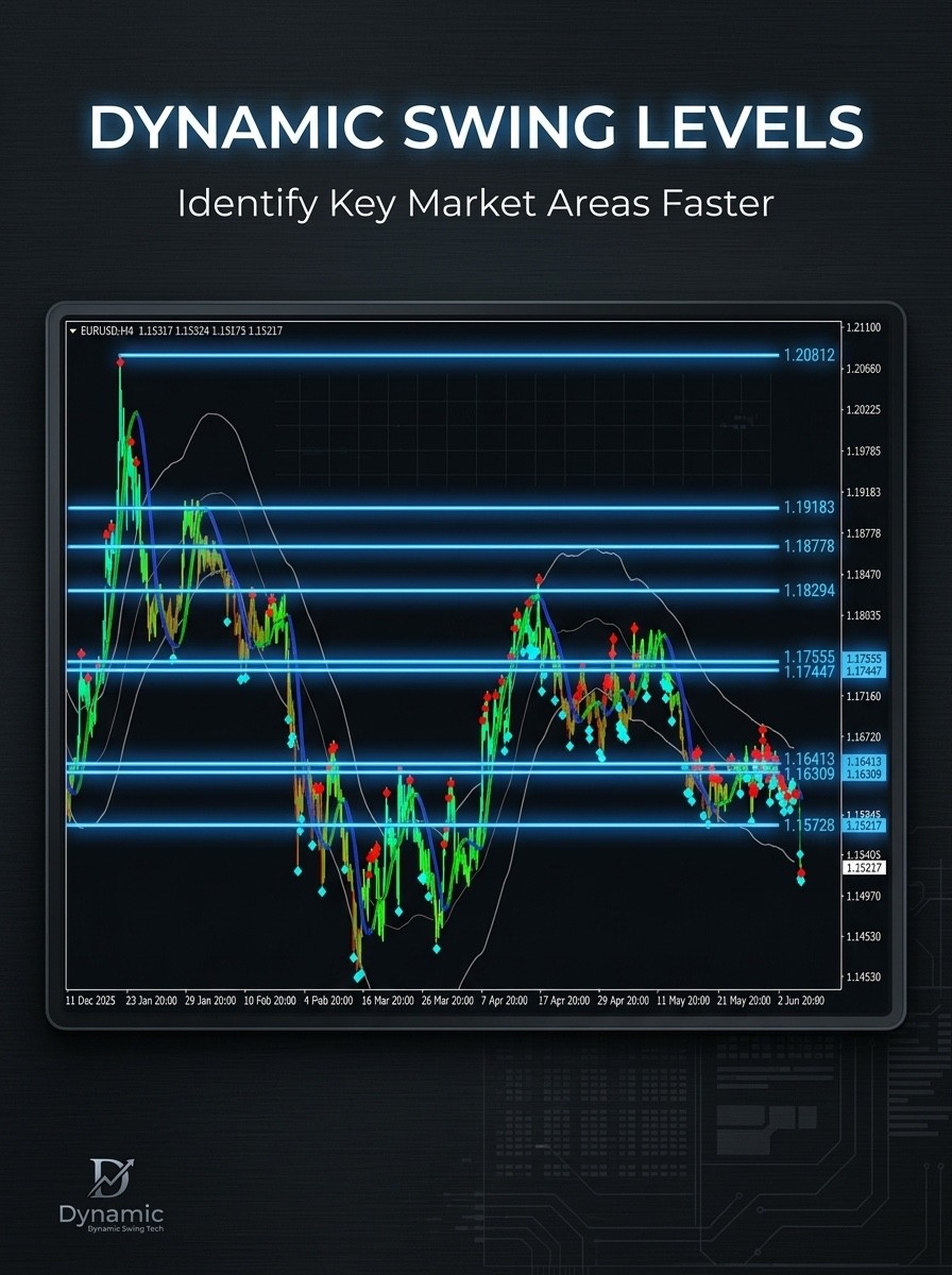 HMA Swing Levels MT4 Trading System | Earlier than EMA & SMA | Forex Download