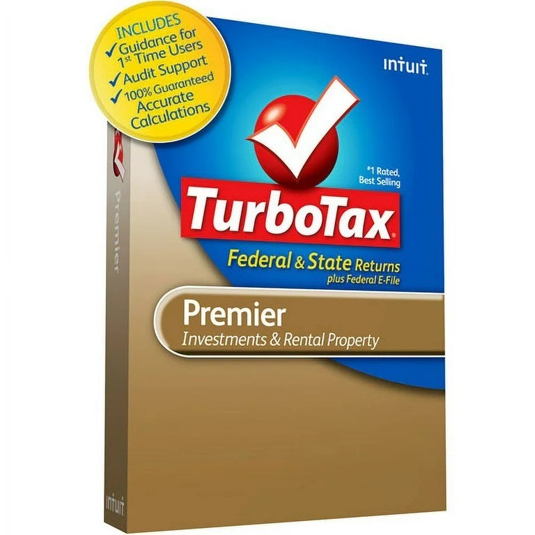 TurboTax Premier 2010 Investments & Rental Win/Mac CD | Full Updates | #1 Expert