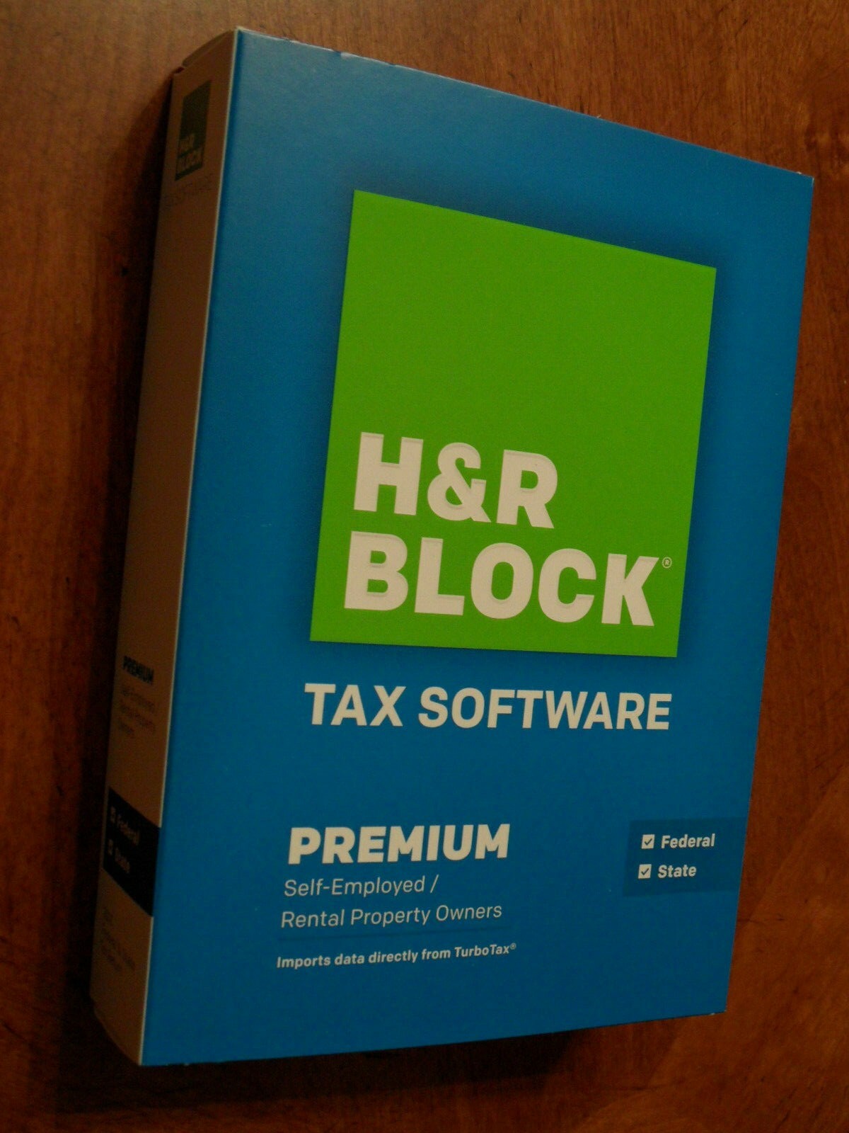 2018 HR Premium Fed/State Deluxe turbo Schedule C Self Employed Tax New FREE S/H