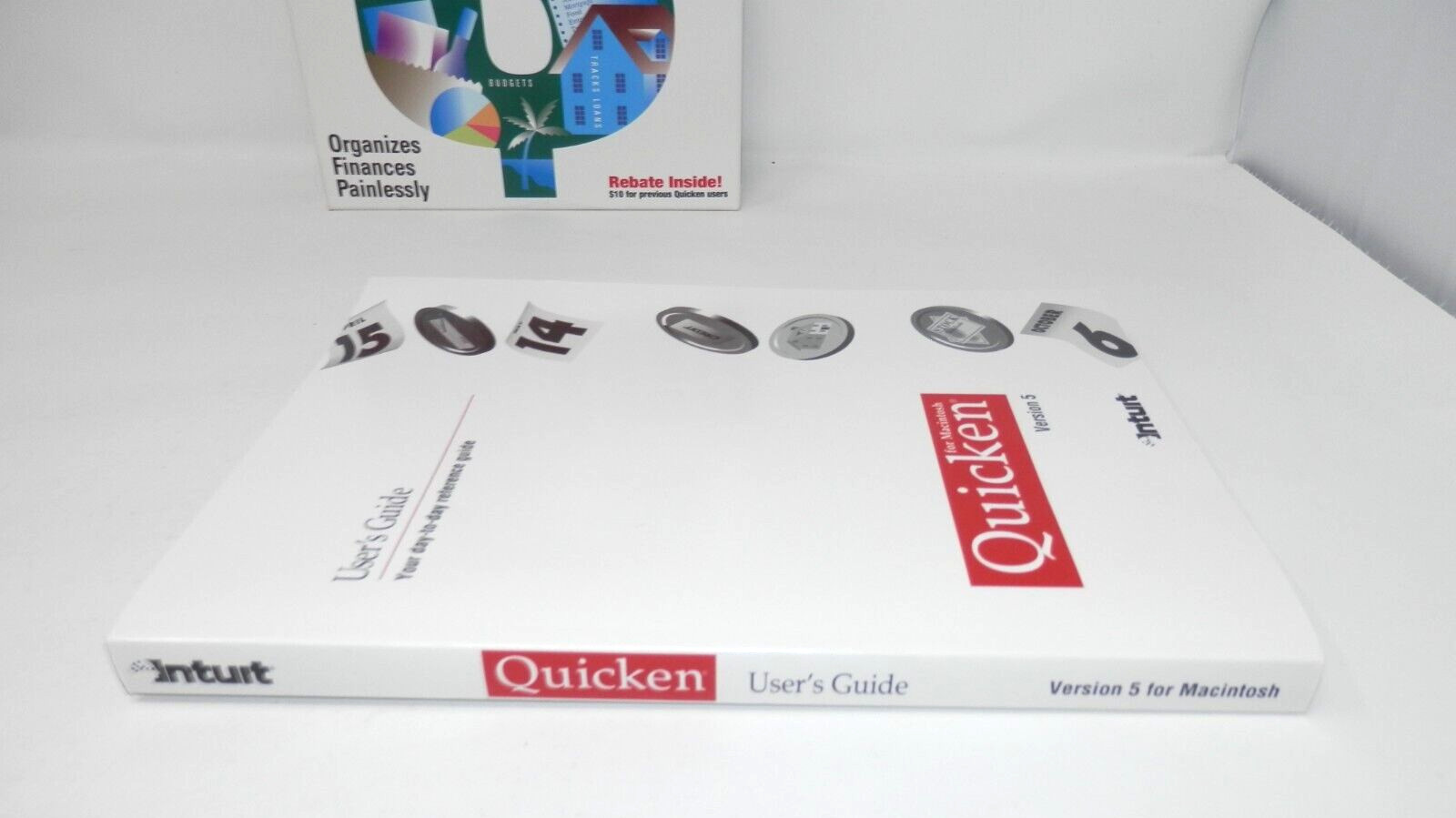Quicken for Macintosh Version 5 New for 95 • 3.5″ Floppy Big Box Software Intuit