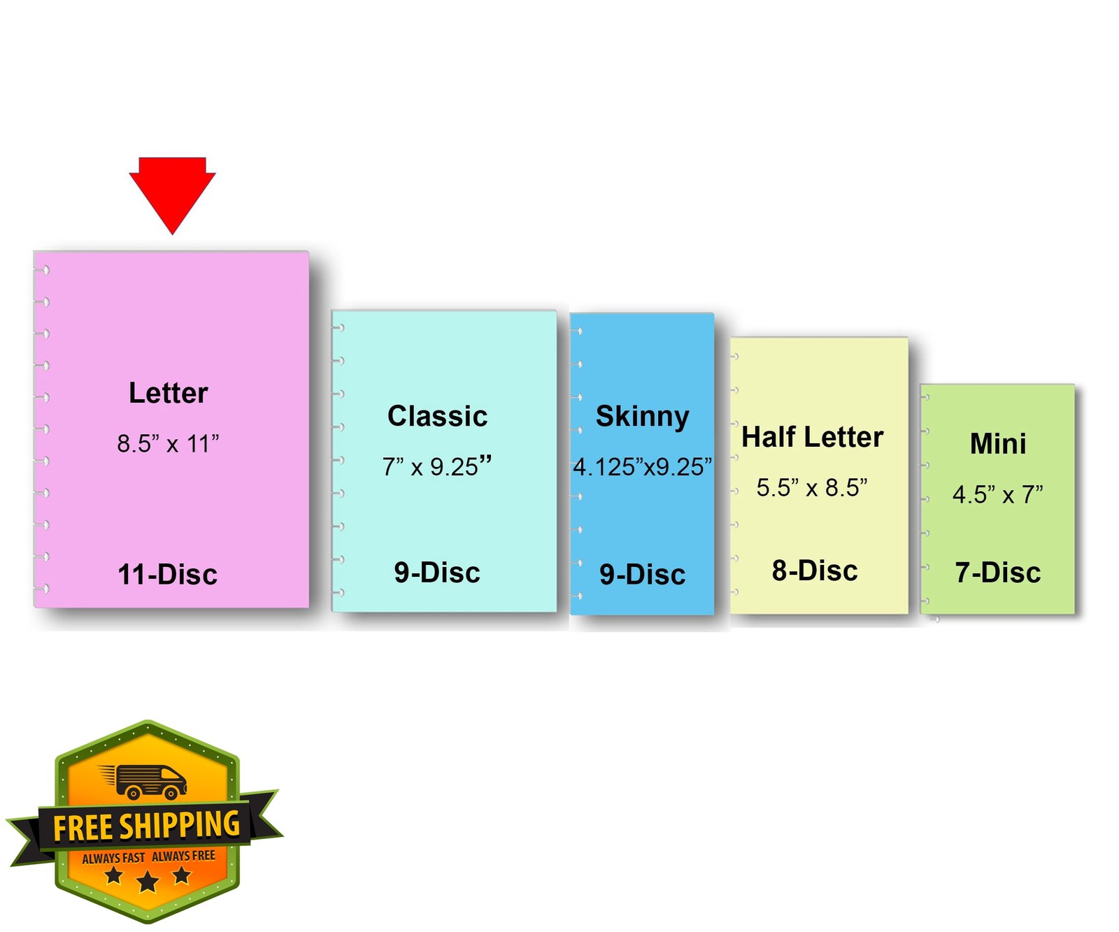 FeroniArt Password Tracker 11-Disc Letter