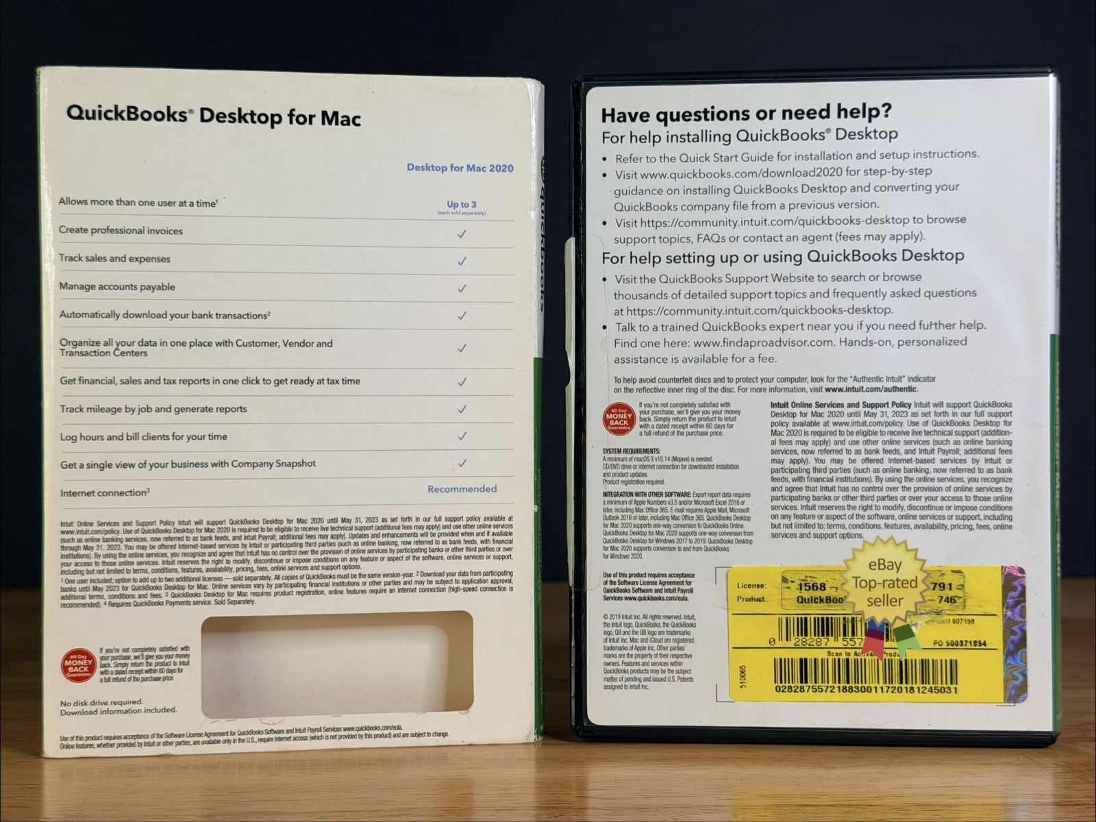 Quickbooks Desktop For Mac 2020 Full Retail w/ CD & Key – READ DESCRIPTION